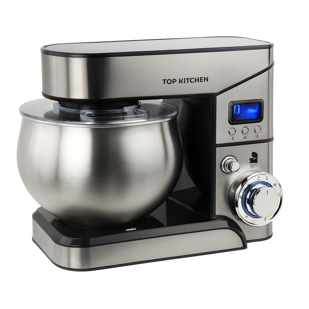 Миксер планетарный Top Kitchen TK-00224, 6 л, 4000 Вт, кухонный тестомисс с дисплеем